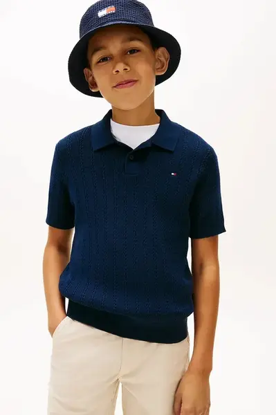 Tommy Hilfiger polo tričko detské bavlnené