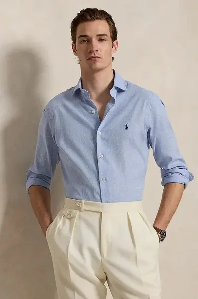 Polo Ralph Lauren  košile pánská se lnem