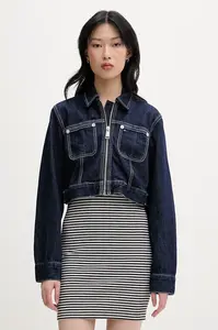 Tommy Jeans přechodová bunda dámská džínová