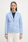 Tommy Hilfiger jednořadé sako dámské s bavlnou