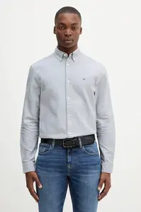Tommy Jeans košile pánská bavlněná