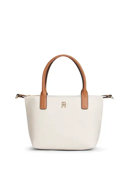 TOMMY HILFIGER Kabelka 'Popette'  béžová / hnedá