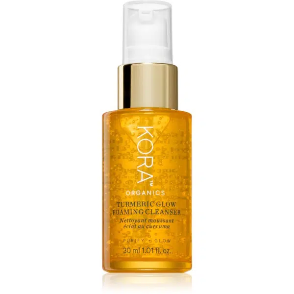 KORA Organics Turmeric Glow Foaming Cleanser čisticí pěna na obličej 30 ml