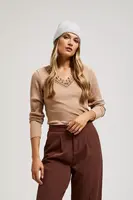 Marisse Gray Knitted Hat