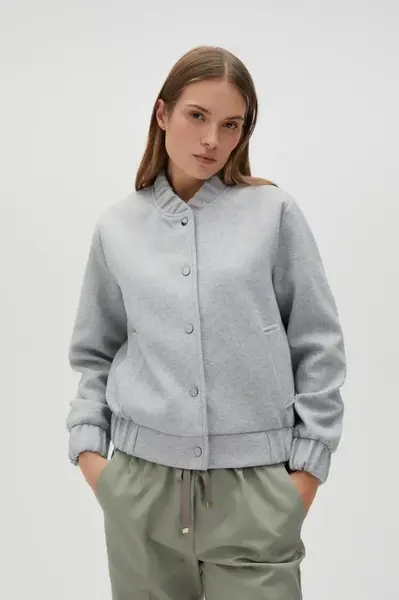 Marisse Women's Jacket L-Ku-4616 Grey Mel