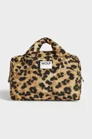 Cestovní kosmetická taštička WOUF Feline 20 x 15 x 10 cm béžová barva