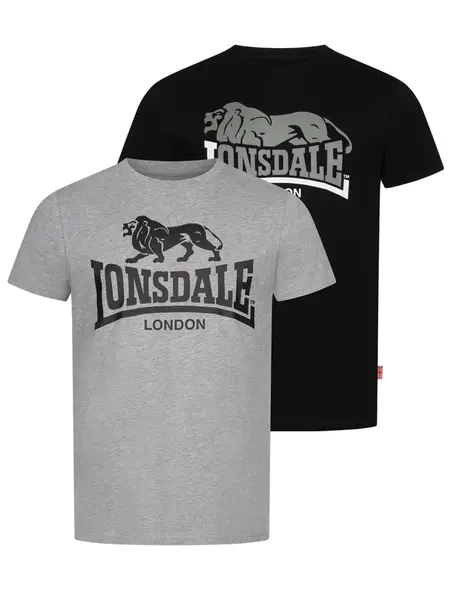 Lonsdale Men&#039;s t-shirt regular fit double pack
