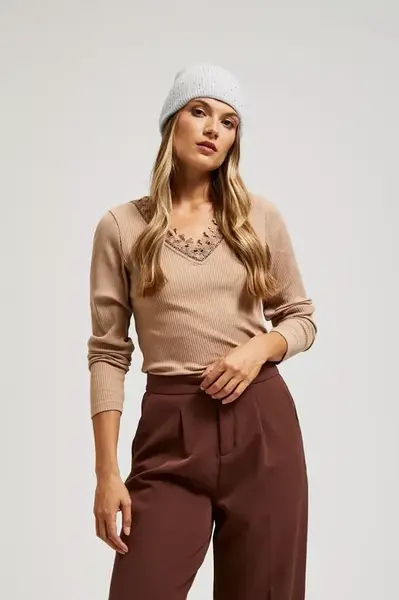 Marisse Gray Knitted Hat