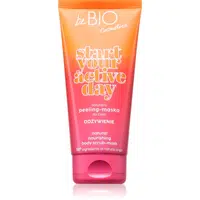 beBIO Start Your Active Day pečující tělový peeling 200 ml