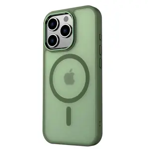 Pouzdro SWISSTEN MagStick FLEX pro Apple iPhone 15 Pro, zelená