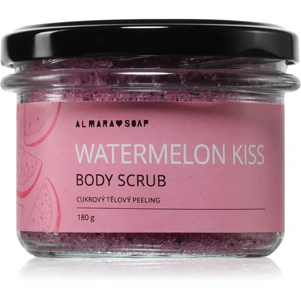 Almara Soap Body Scrub cukrový tělový peeling proti celulitidě s vůní Watermelon Kiss 180 g