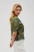 Marisse Women's Shirt L-Ko-4627 Olive