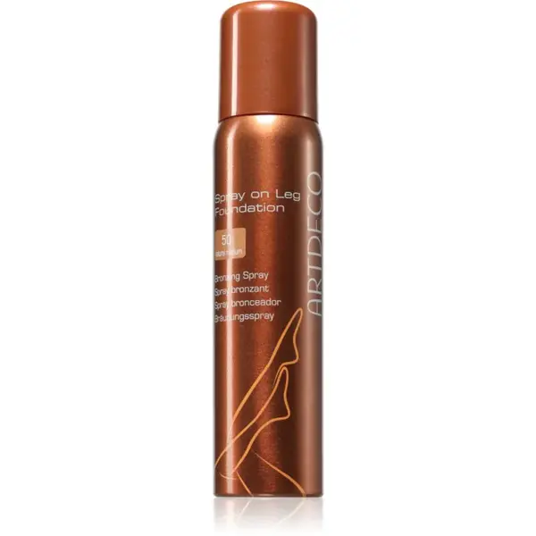 ARTDECO Spray on Leg Foundation samoopalovací sprej pro dokonalé nohy odstín 50 - Natural Medium 100 ml
