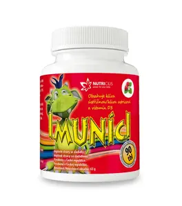 Nutricius Imuníci – hlíva ústřičná s vitamínem D pro děti 90 cucavých tablet