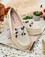 Resti Women's beaded openwork moccasins Nasfali