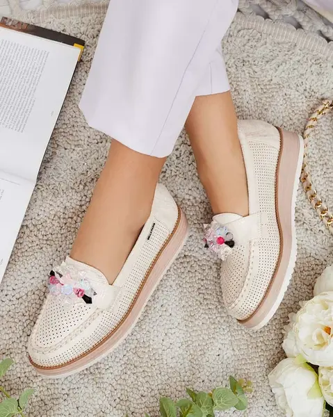 Resti Mokassins with colorful stones Restea