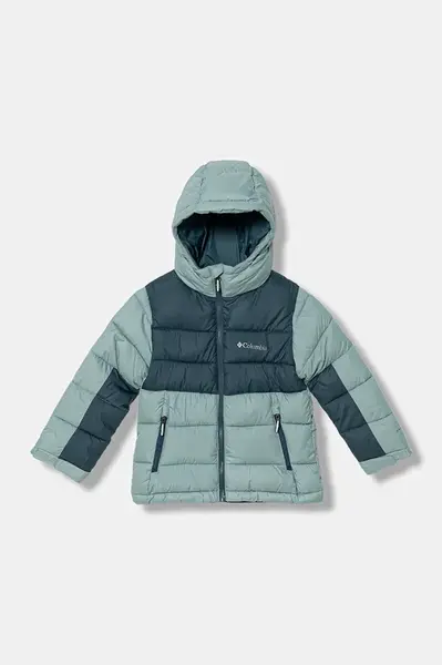 Bunda Columbia U Pike Lake II Hdd Jacke tyrkysová barva, 2050351