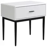 Livetastic NOČNÍ STOLEK, bílá, 54/55/40 cm