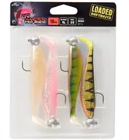 Fox rage gumová nástraha zander pro loaded uv mixed colour packs - 12 cm 12 g