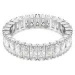 Swarovski Luxusný prsteň s čírymi zirkónmi Matrix 5714333 60 mm