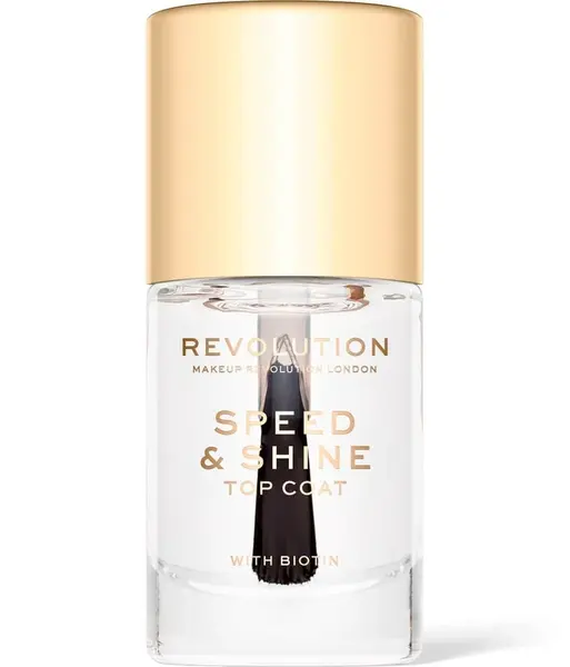 Revolution Lak na nechty Revolution (Speed & Shine Top Coat) 10 ml