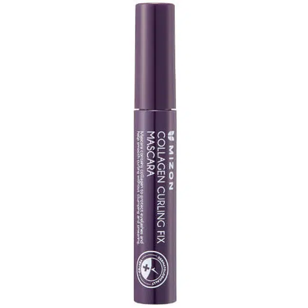 Mizon Vodeodolná riasenka na predĺženie a natočenie rias (Collagen Curling Fix Mascara) 6 ml Black