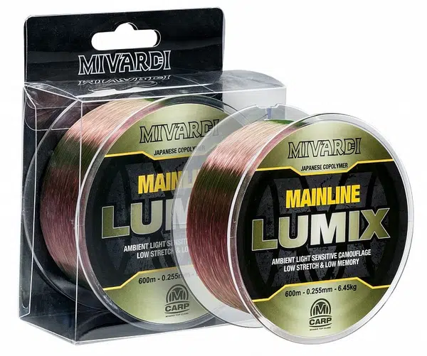 Mivardi vlasec lumix mainline camo 600 m-priemer 0,305 mm / nosnosť 9,75 kg
