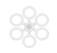 Delphin gumičky na nástrahy baitfix - veľkosť m 7 mm