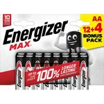 Energizer MAX AA 12+4 zdarma