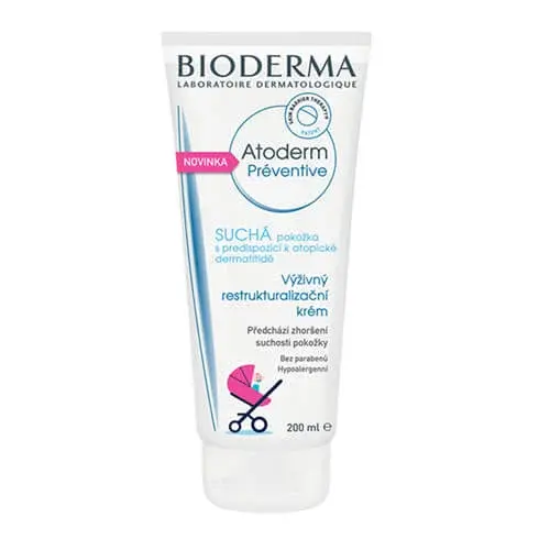 Bioderma Výživný reštrukturalizačný krém pre suchú pokožku Atoderm (Atoderm Préventive) 200 ml
