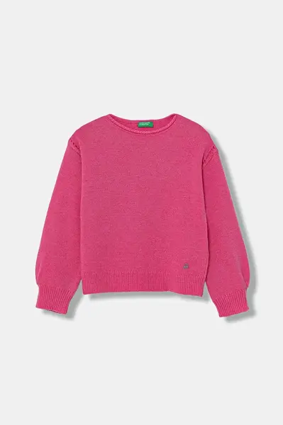 Dětský svetr s příměsí vlny United Colors of Benetton