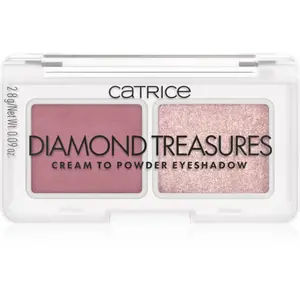 Catrice Diamond Treasures duo očné tiene odtieň 020 Fairy Dust 2.8 g