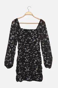 Trendyol černé šaty s nízkými zády