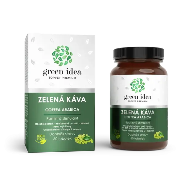 Zelená káva bylinný extrakt – 60 kapsúl – Green idea