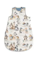 SENSILLO Spací vak mušelín, bavlna, Dráček, 80x50cm, M - jeans