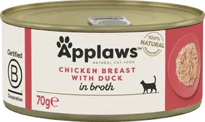 Konzerva Applaws Cat kuře & kachna 70g