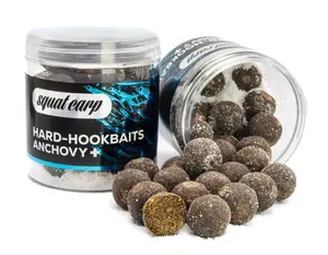 Squat carp tvrzené boilies hard hookbaits anchovy+ 170 g - 24 mm