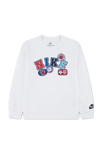 Nike  tričko s dlouhým rukávem dětské s bavlnou