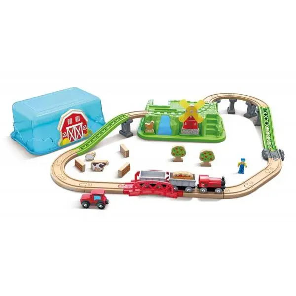 Hape Vláčková dráha v boxu - Vlak v přírodě
