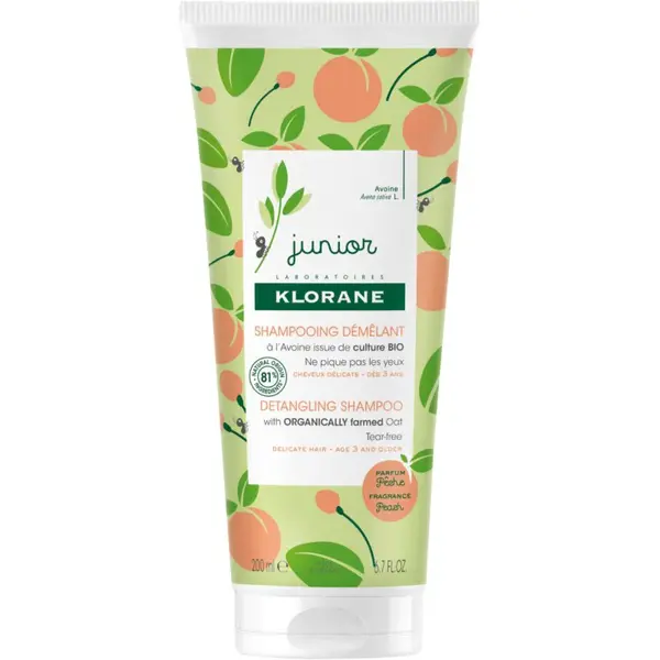 Klorane Junior dětský šampon pro jemné vlasy 200 ml