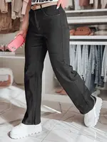 Dámské kalhoty wide leg DELUSSIA černé