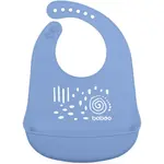 Baboo Silicone Bib bryndák Blue Haze, 4m+ 1 ks