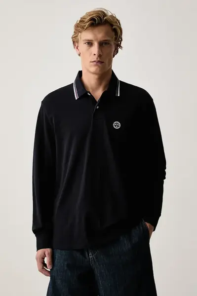 Armani Exchange  tričko s dlouhým rukávem pánské bavlněné