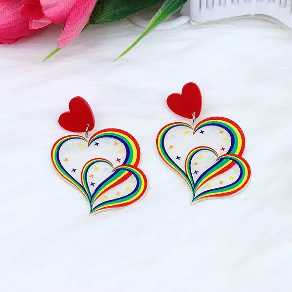 Acrylic Stud Earrings
