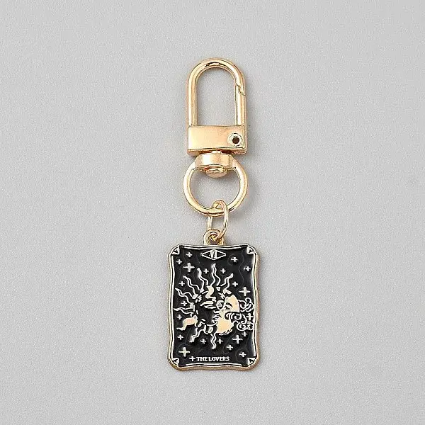 Alloy Enamel Tarot Pendant Decorations