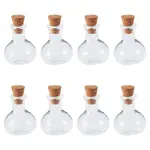 10Pcs Transparent Glass Beads Containers