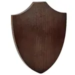 Shield-Shaped Pine Wooden Plaque Base