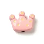 Spray Painted Alloy Enamel Beads