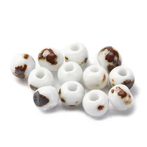 Bright Glazed Porcelain Beads