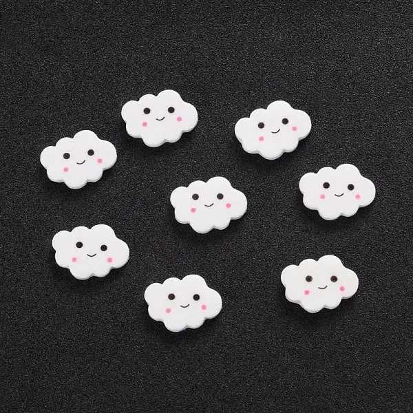 Cloud Resin Cabochons